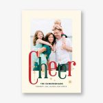 Retro Cheer Photo Card