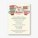 Teas the Season Holiday Party Invitation