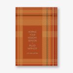 Sparkling Tartan Holiday Card