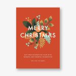 Orange Cluster Christmas Card