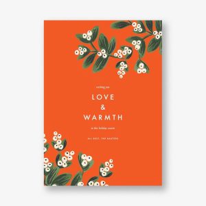 Mistletoe Accent Card