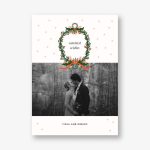 Midnight Wreath Vertical Photo Card