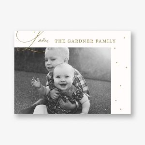 Starry Love Photo Card