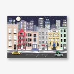 Snowy City Holiday Card