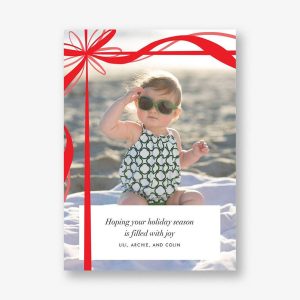 Proudly Present Holiday Photo Card