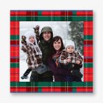 Tartan Square Photo Card