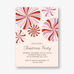 Peppermints Holiday Party Invitation