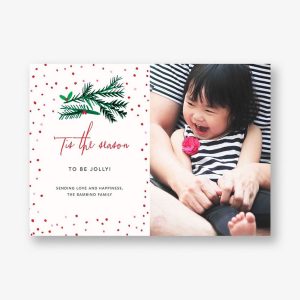Tis the Season to Be Holly Photo Card