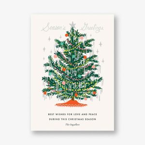 Tinsel Tannenbaum Holiday Photo Card