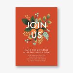 Orange Cluster Invitation