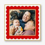 Scalloped Border Photo Card