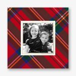 Tartan Square Photo Card