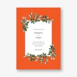 Mistletoe Accent Flourish Invitation