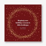 Wreath of Stars Holiday Card