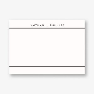 Double Line Stationery