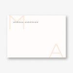 Large Initials Stationery