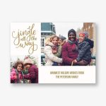 Jingle All the Way Holiday Photo Card