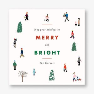 Tiny People Holiday Card