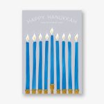 Hanukkah Candles Holiday Card