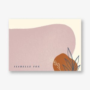 Abstract Botanical Stationery