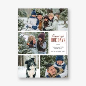 Happiest Holidays Photo Card
