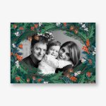 Winter Foliage Holiday Photo Card