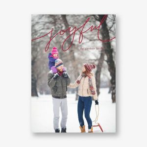 Joyful Greetings Holiday Photo Card