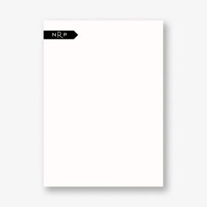Tab Monogram Stationery