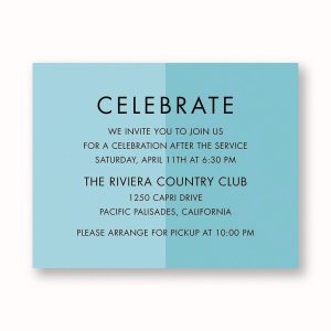 Split Tree Bar Mitzvah Information Card