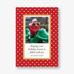 Perfect Spots Holiday Photo Card