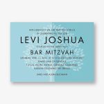 Split Tree Bar Mitzvah Invitation