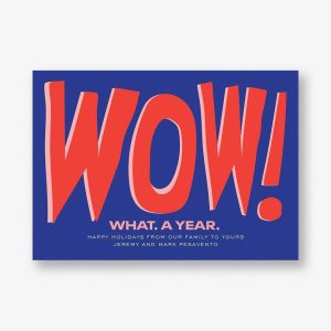 Understatement New Year Card