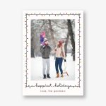 Colorful Lights Holiday Photo Card