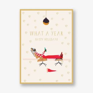 Santa's Slumber Holiday Card