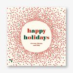 Reverse Snow Globe Holiday Card