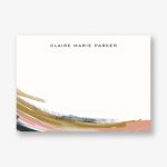 Abstract Brushstrokes Stationery