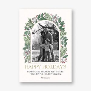 Festive Frame Holiday Photo Card
