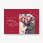 Merry Bright Arches Photo Card