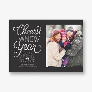 Cheers New Year Photo Card