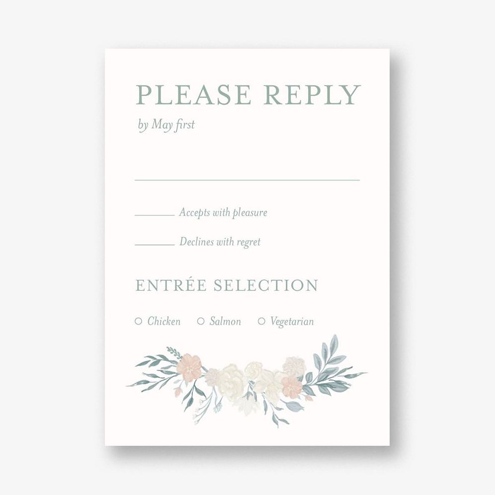 Garden Crest Response Card