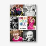 Making Spirits Bright Holiday Multi-Photo Card