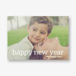Happy New Year Simple Horizontal Photo Card