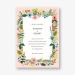 Spring Gatherings Wedding Invitation