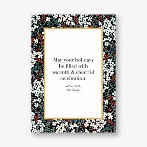 Winter Blooms Holiday Card