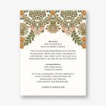 Floral Damask Information Card