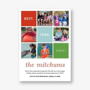 Best Year Ever Holiday Multi-Photo Card