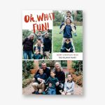 Oh What Fun Holiday Multi-Photo Card