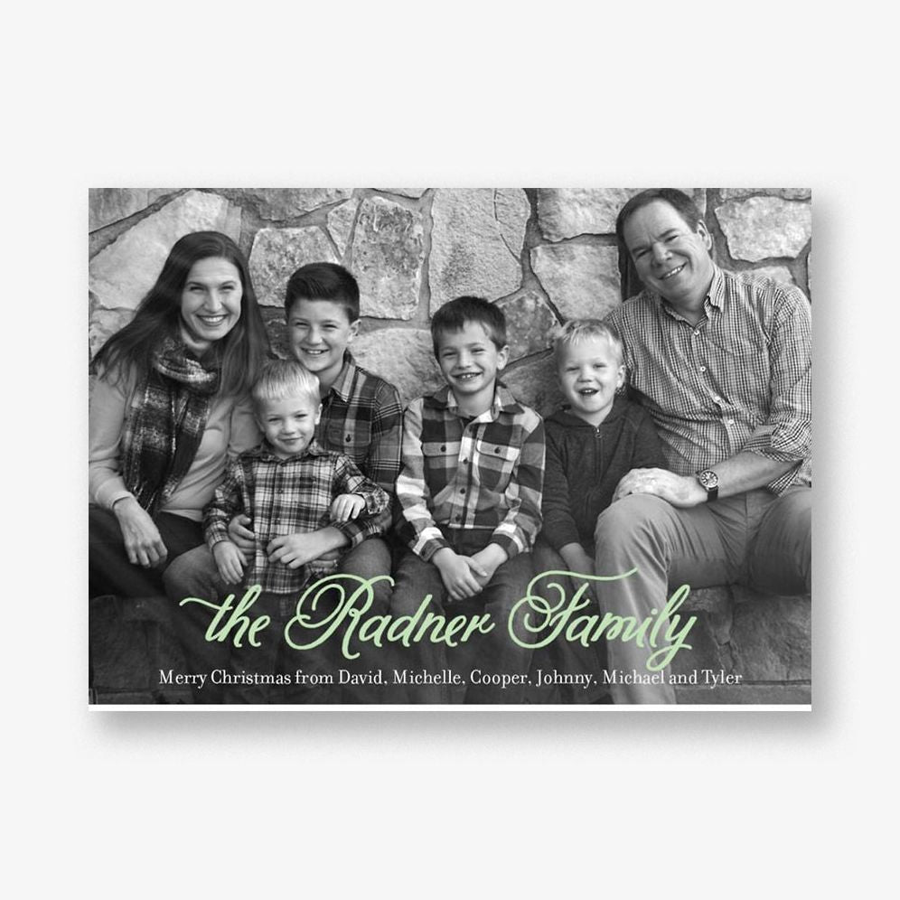 Melany Lane Holiday Photo Card Horizontal