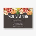 Bouquet Engagement Party Invitation