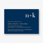 Initials Bridal Shower Invitation